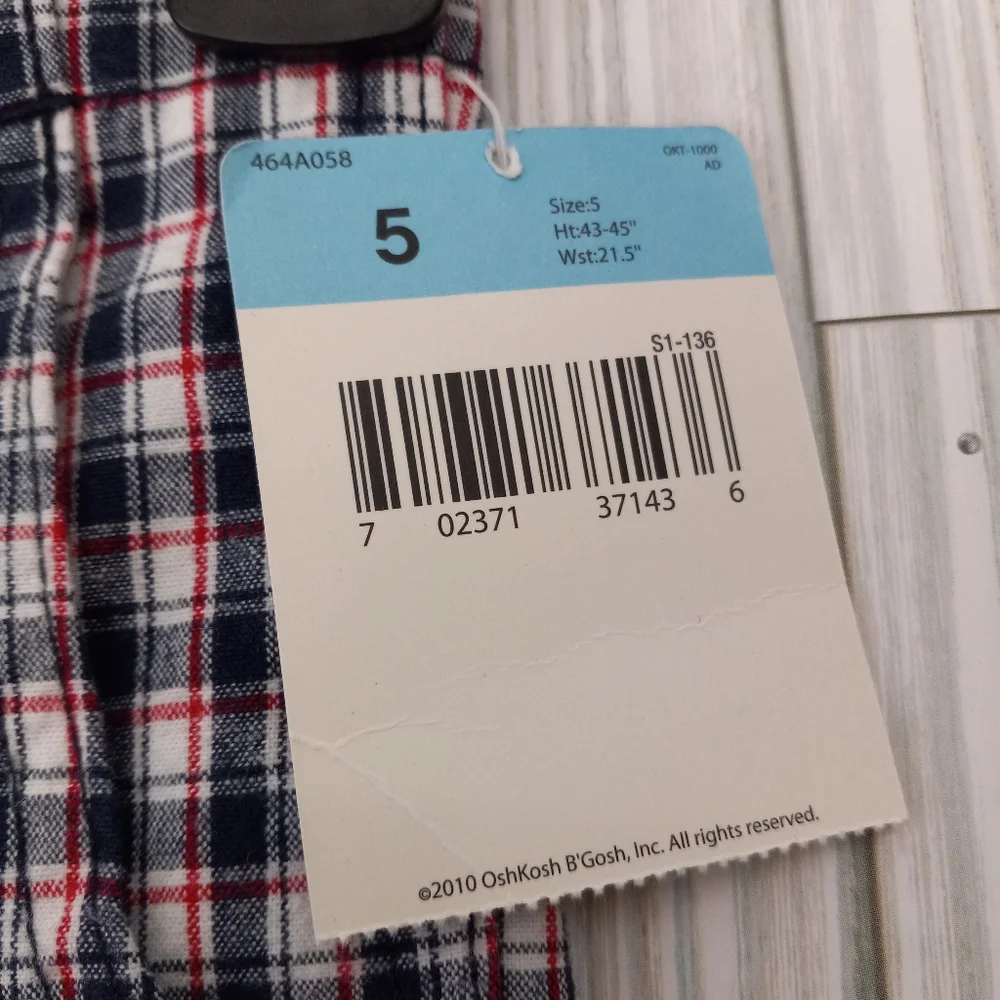 OshKosh B'gosh Plaid Shorts